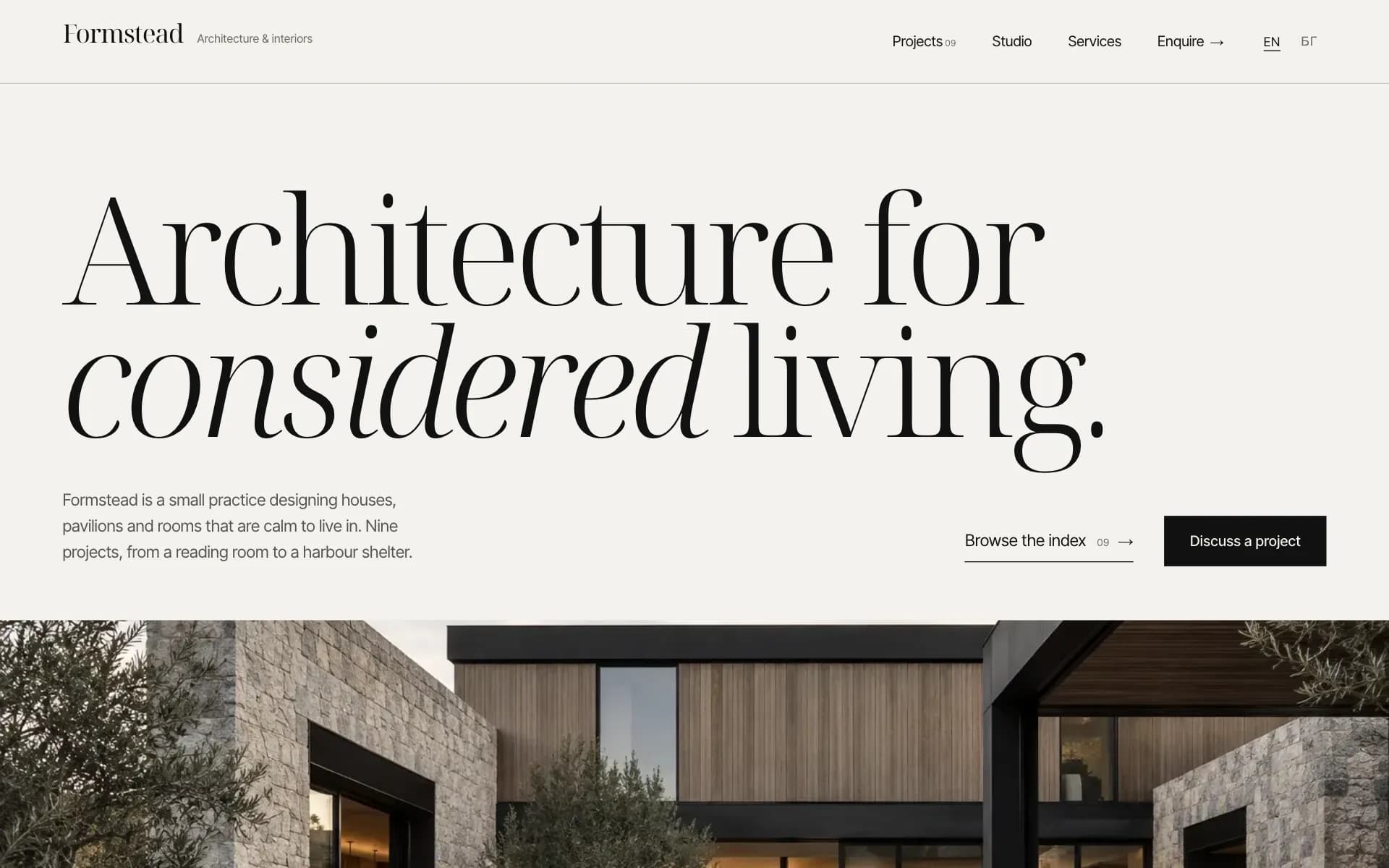 Formstead Studio: Company websites