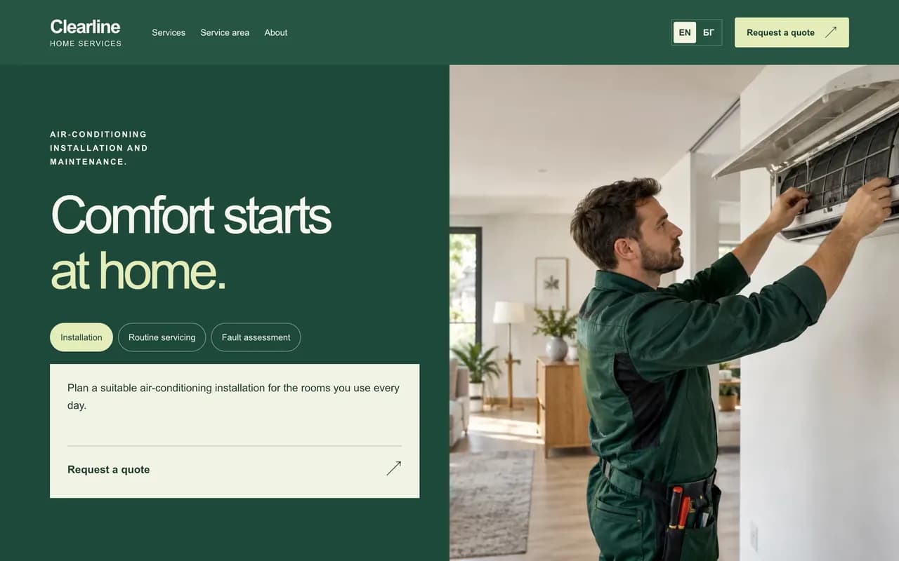 Home services: Clearline Home Services